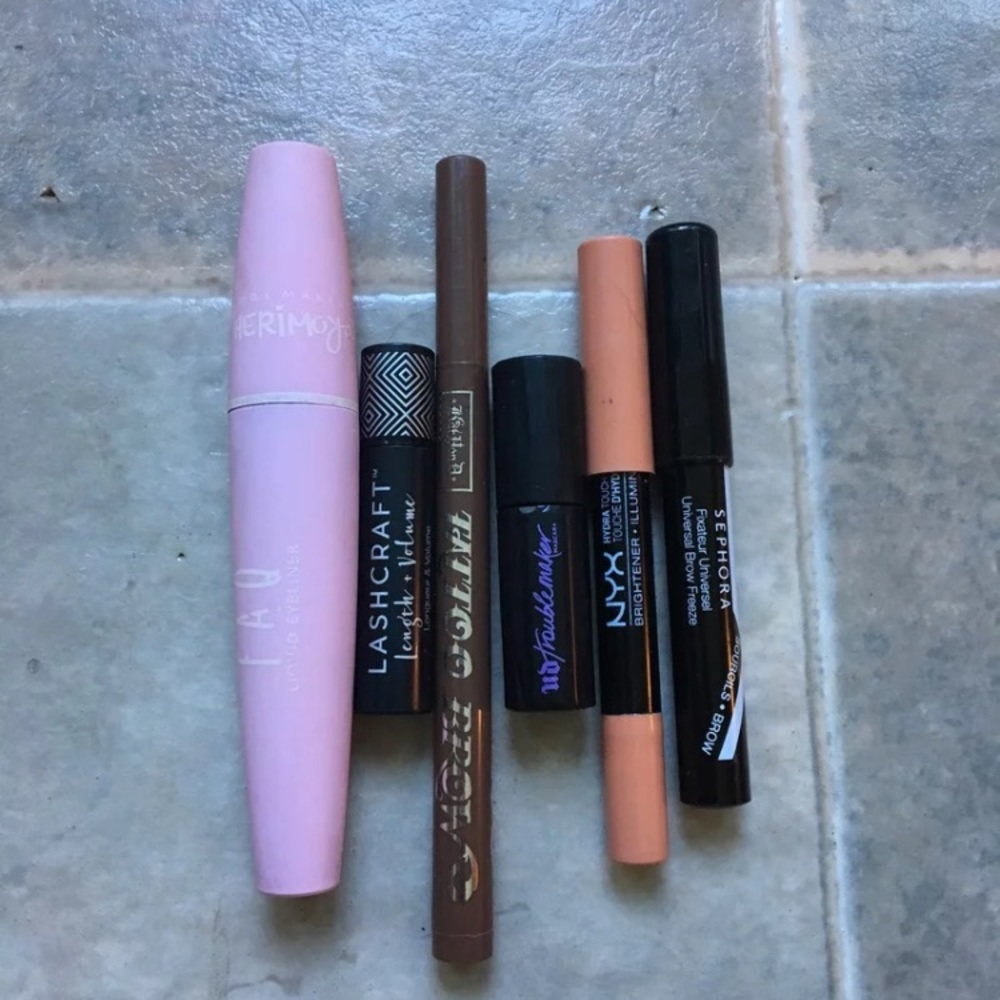 MAKEUP EYE BUNDLE: katvond, sephora, urbandecy,nyx